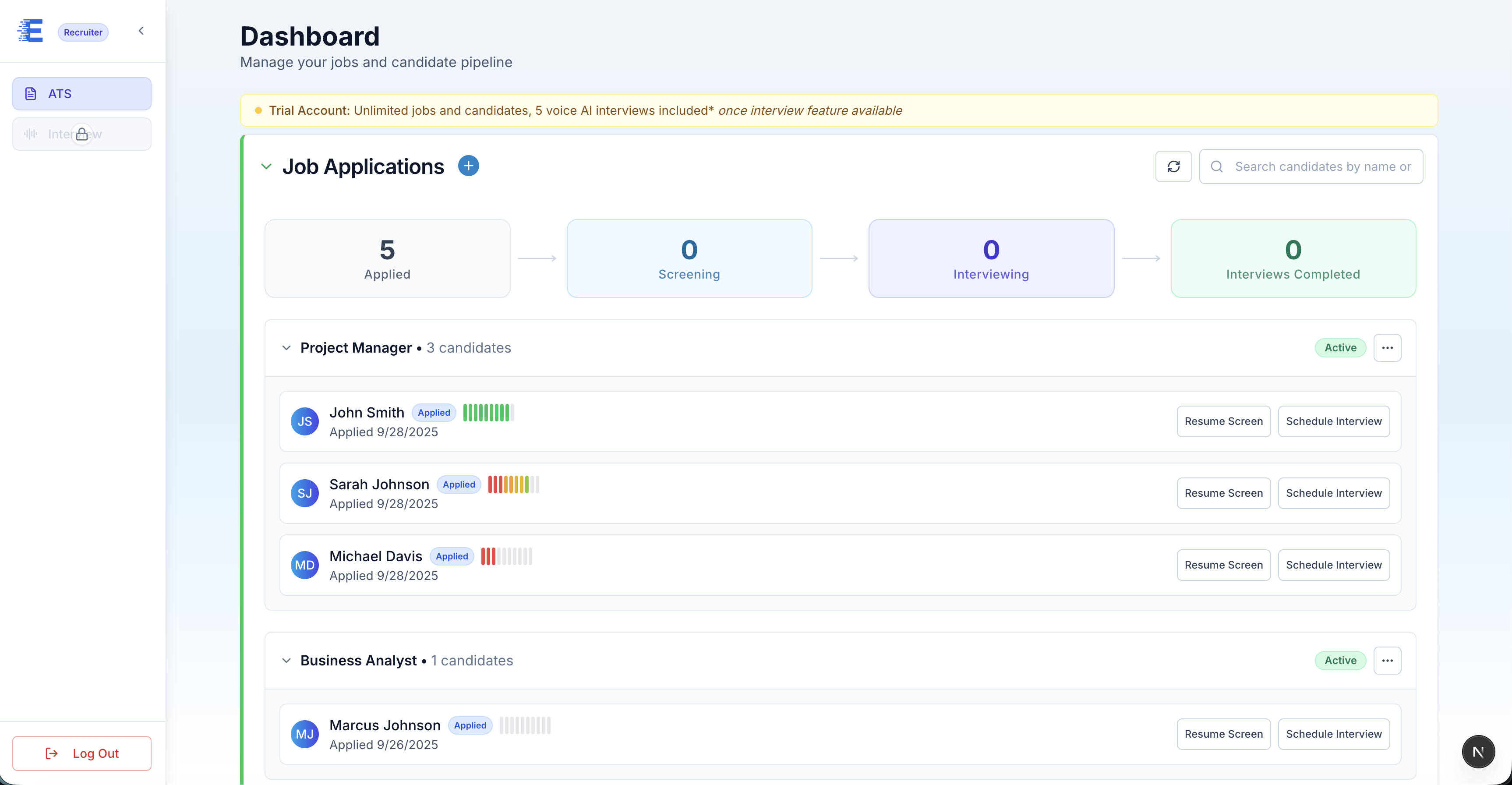 Complete ATS Platform Screenshot